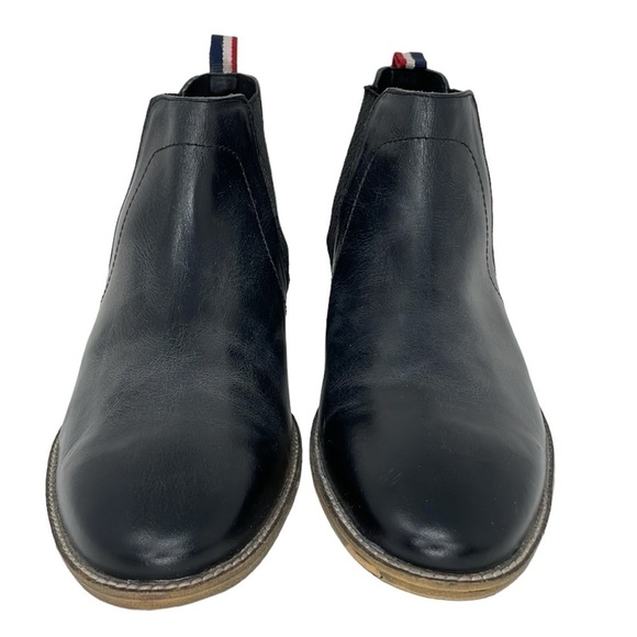 Ben Sherman Chelsea Boots Men's 13 Black Leather Slip On Ankle Boots - Picture 1 of 15